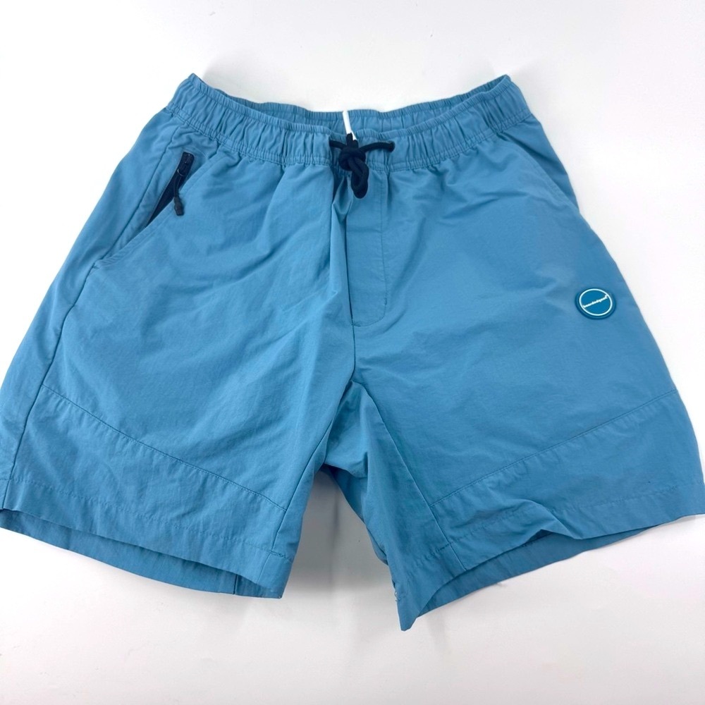 Beardedgoat Blue Athletic Shorts with‎ Quick-Dry Fabric